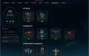 CONTA LOL - ALL CHAMPIONS + 294 SKINS - 3 SKIN MISTICAS