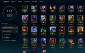 Conta League of Legends Diamante 5