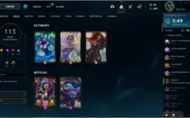 Conta LOL, Várias Skins.