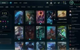 Conta LOL, Várias Skins.