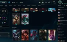 Conta LOL, Várias Skins.