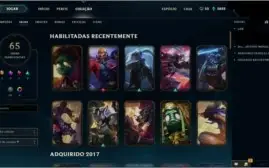 Conta Lol Plat 5 Todos Os Personagens