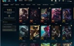 Conta platina 4 com 40 Champs e 10 Skins
