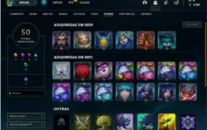 Conta platina 4 com 40 Champs e 10 Skins