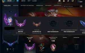 Conta LOL Mestre