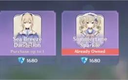 CONTA AR40 KAMISATO AYAKA, KEQING, QIQI E JEAN + 4*