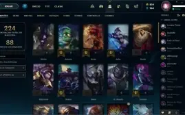 CONTA DE LOL LVL 117 !