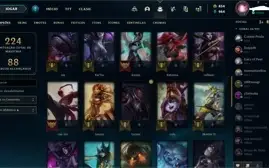 CONTA DE LOL LVL 117 !