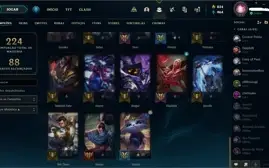 CONTA DE LOL LVL 117 !