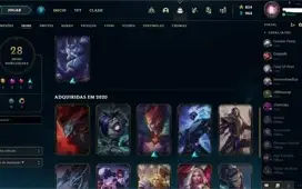 CONTA DE LOL LVL 117 !