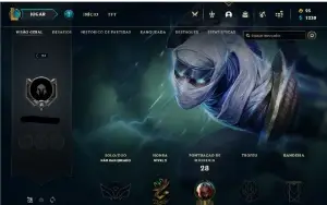 Conta de Lol com a Skin Annieversário