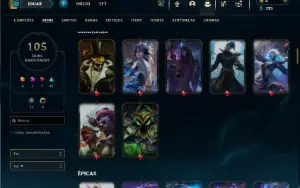 Esmeralda 3 com 150 Champs e 105 Skins + 4 Ultimates