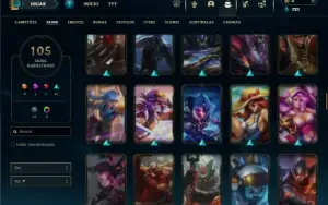 Esmeralda 3 com 150 Champs e 105 Skins + 4 Ultimates