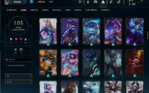 Esmeralda 3 com 150 Champs e 105 Skins + 4 Ultimates