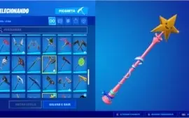 VENDO CONTA FORTNITE COM TEMPORADA 4 E CAPITULO 2 COMPLETAS