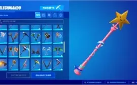 VENDO CONTA FORTNITE COM TEMPORADA 4 E CAPITULO 2 COMPLETAS