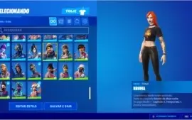 VENDO CONTA FORTNITE COM TEMPORADA 4 E CAPITULO 2 COMPLETAS
