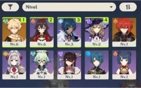 genshin impact/ server america diluc + more five 4 stars