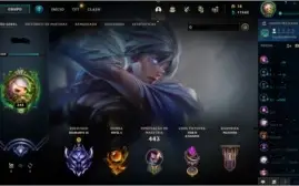Conta lol diamond 3 soloq 99lp/ 97 skins/125 champs/ lvl 344
