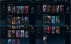 lol 75 champions 32 skins 7 lendarias email confirmado