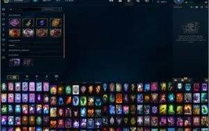 lol 75 champions 32 skins 7 lendarias email confirmado