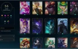 CONTA BARATA +60 CHAMPZ +50 SKINS +20 SKIN DE SENTINELA