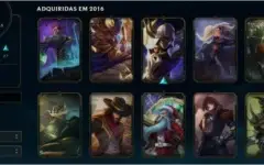 CONTA DE LOL Lv129!  102 SKINS