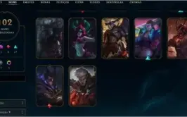 CONTA DE LOL Lv129!  102 SKINS