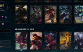 CONTA DE LOL Lv129!  102 SKINS