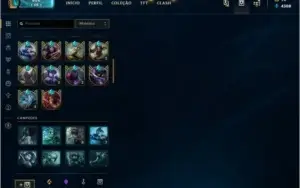 Conta LOL - 194 skins sendo 2 ult, 1 Mit, 4 Lend, 29 Epicas