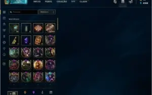 Conta LOL - 194 skins sendo 2 ult, 1 Mit, 4 Lend, 29 Epicas