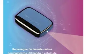 Fone M19 com Powerbank e Mini Lanterna