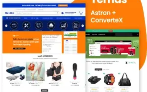 Tema Dropmeta 4.6 + ConverteX 4.1 + Astron 4.1 para shopify