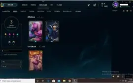 CONTA LVL 23 ( 3 SKINS ) 16 CHAMPZ!