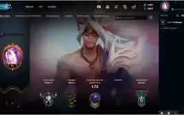 Conta Lol Com Skins limitadas.