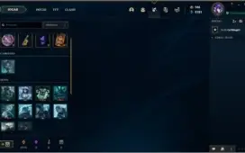 Conta Lol Com Skins limitadas.
