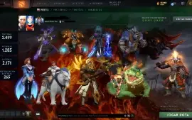 Conta Dota 2 Ancient, 4K Mmr Com Arcana, Persona, Itens Etc