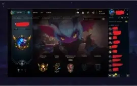 Vendo conta de lol gold 4 (ler mais na descriçao)