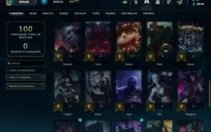 Esmeralda 2 com 50 Champs e 12 Skins + 8 Fragmentos