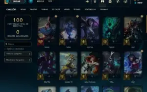 Esmeralda 2 com 50 Champs e 12 Skins + 8 Fragmentos