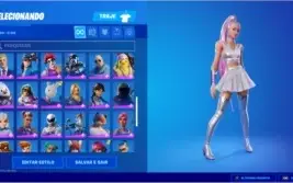 CONTA FORTNITE PASSES DO CAPÍTULO 2 ARIANA NINJA ARLEQUINA