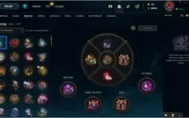 CONTA NÍVEL 558 - AKALI E VI COM 1M DE MAESTRIA E COM SKINS