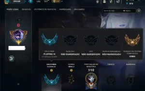 Platina 4 com 60 Champs e 24 Skins +1700 RP