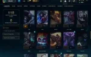 Platina 4 com 60 Champs e 24 Skins +1700 RP