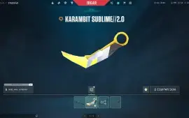 Conta Vandal Xerofang E Karambit Banana Full Acesso