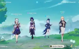 contas genshin impact- raiden- furina-ayaka-jean