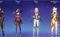 Genshin Impact - Zhongli, Mona, Jean, Ningguang AR 49