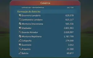 Trap Solo 242m, quase 9m de tropas com T4 (migra ate o 1051)