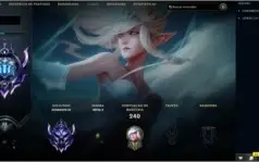 CONTA RARA DESDE A SEASON 1. DIAMANTE 3 ELO ATUAL.