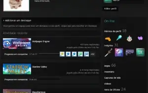 Conta Steam nível 27, insígnia de 18 anos, 66 jogos